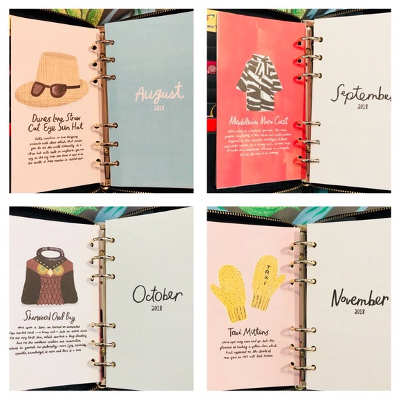 KATE SPADE Leather PLANNER 2019 W/ INSERTS - Picture 6 of 8